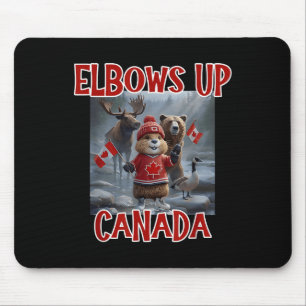 Elbows Up Canada EST 1867 Trotse Canadese Sterke C Muismat