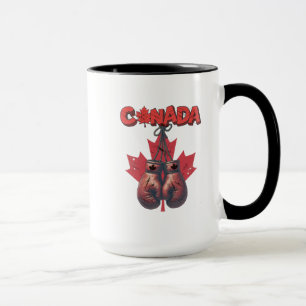 Elbows Up Canada, gemaakt in Canada 100% mok