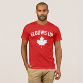 Elbows Up Canada - trotse Canadees T-shirt (Voorkant volledig)