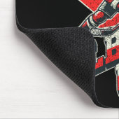 Elbows Up Hockey Player Maple Leaf Canadian Athlet Muismat (Hoek)