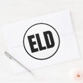 ELD - El Dorado Classic Round Sticker (Envelop)