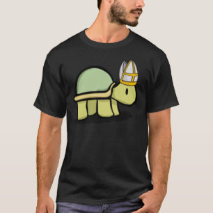 Elden Ring Pope-schildpad - Klein zijontwerp T-shirt