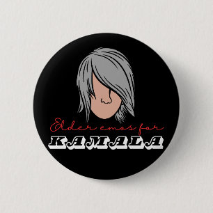 Elder Emos voor Harris knop Ronde Button 5,7 Cm