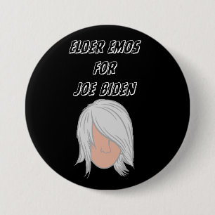Elder Emos voor Joe Biden knop Ronde Button 7,6 Cm