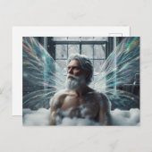 Elder Fairy King neemt een bad Briefkaart (Voorkant / Achterkant)