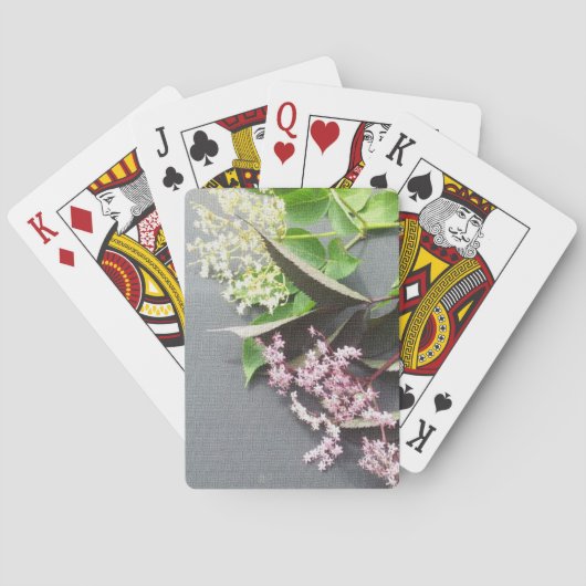 Elder Flower Design Playing Cards Pokerkaarten (Achterkant)
