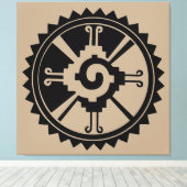 Elder Futhark Runes Canvas Afdruk (Insitu (Houten vloer))