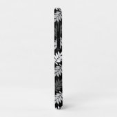 Elder Leaf Pattern Black White Grey Case-Mate iPhone Case (Achterkant/links)