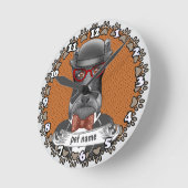 Elder Schnauzer Glasses Ronde Klok (Hoek)