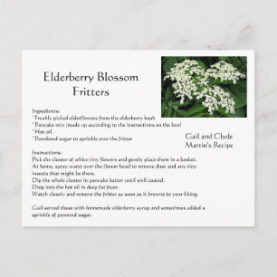 Elderberry Blossom Fritters Briefkaart