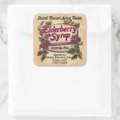 Elderberry Syrup Business Product Bottle Label (Tas)