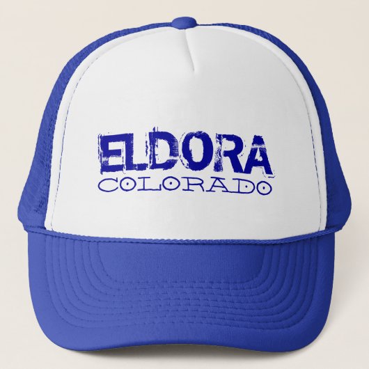 Eldora Colorado simple casquette bleu (Devant)
