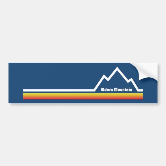 Eldora Mountain Colorado Bumpersticker (Voorkant)