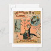 Eldora, Premier Equilibrist en Juggler van de Briefkaart (Voorkant / Achterkant)