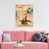 Eldora, Premier Equilibrist en Juggler van de Canvas Afdruk (Insitu (Woonkamer))