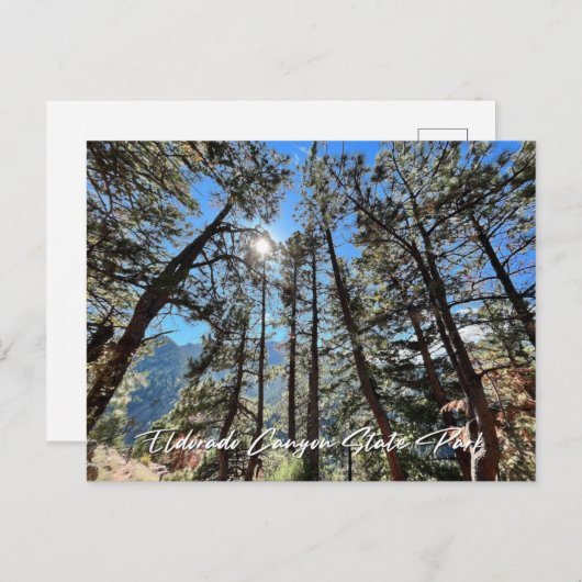 Eldorado Canyon, CO Carte postale (Devant / Derrière)