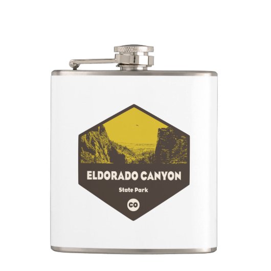 Eldorado Canyon Park Colorado Heupfles (Voorkant)