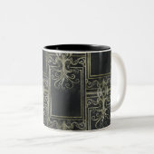 Eldrich Mug noir et or (Devant droit)