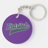 Eldritch League Script – belettering Sleutelhanger (Achterkant)