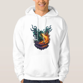 Eldritch Leegte Draak – Vuurspuwende Kraken Hybrid Hoodie