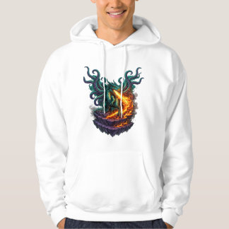 Eldritch Leegte Draak – Vuurspuwende Kraken Hybrid Hoodie