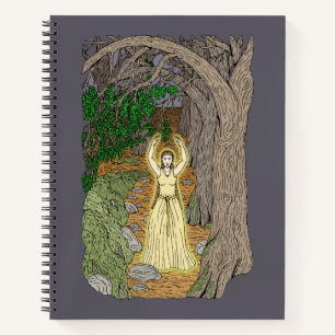 Eldritch Meesteres (Fairy Lady in Bos) Notitieboek