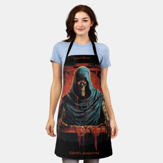 Eldritch ontwaken schort (Gedragen)