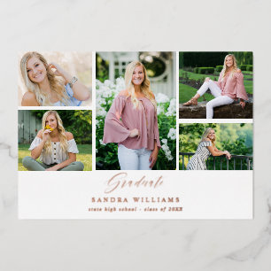 Ele Chic 5 Multi Photo Afstuderen Aankondiging