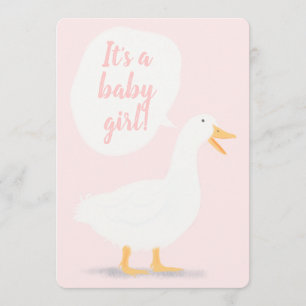 Eleanor de babydoucheuitnodigingen voor eenden kaart