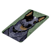 Eleanor de Blauwe Heeler Magneet (Linkerzijde)