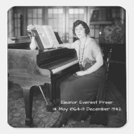 Eleanor Everest Freer Vierkante Sticker