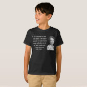 Eleanor Roosevelt Citaat 4b T-shirt (Voorkant volledig)