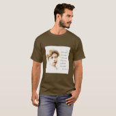 Eleanor Roosevelt & Great Minds Quote T-shirt (Voorkant volledig)