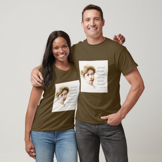 Eleanor Roosevelt & Great Minds Quote T-shirt (Unisex)