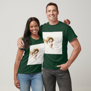 Eleanor Roosevelt & Great Minds Quote Unisex T-shirt