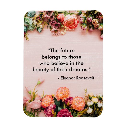 Eleanor Roosevelt Inspirerend citaat Magneet (Verticaal)