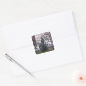 Eleanor Roosevelt Monument Vierkante Sticker (Envelop)