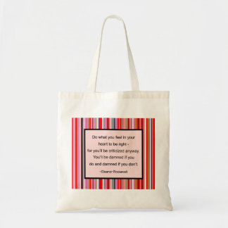 Eleanor Roosevelt Quote Bag Tote Bag