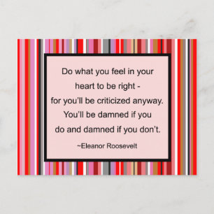 Eleanor Roosevelt Quote Briefkaart