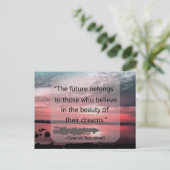 Eleanor Roosevelt Quote Briefkaart (Staand voorkant)