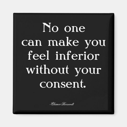 Eleanor Roosevelt Quote Magnet Magneet (Voorkant)