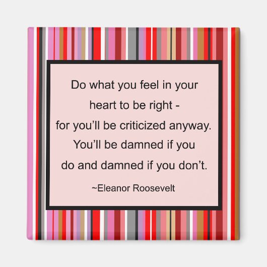 Eleanor Roosevelt Quote Magnet Magneet (Voorkant)