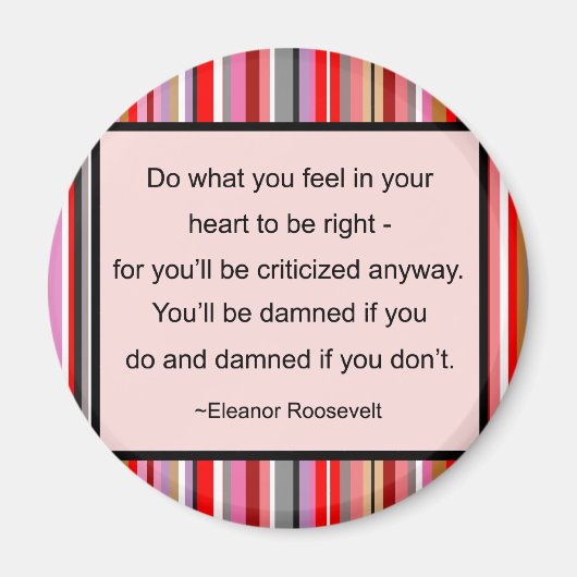 Eleanor Roosevelt Quote Magnet Magneet (Voorkant)