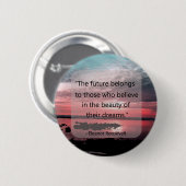 Eleanor Roosevelt Quote Ronde Button 5,7 Cm (Voorkant /achterkant)