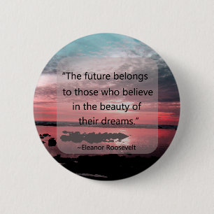 Eleanor Roosevelt Quote Ronde Button 5,7 Cm