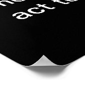 Eleanor Roosevelt wijsheid Poster (Hoek)