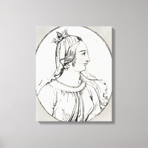 Eleanor van Aquitaine Canvas Afdruk