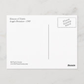 Eleanor van het Briefkaart van Toledo (Achterkant)