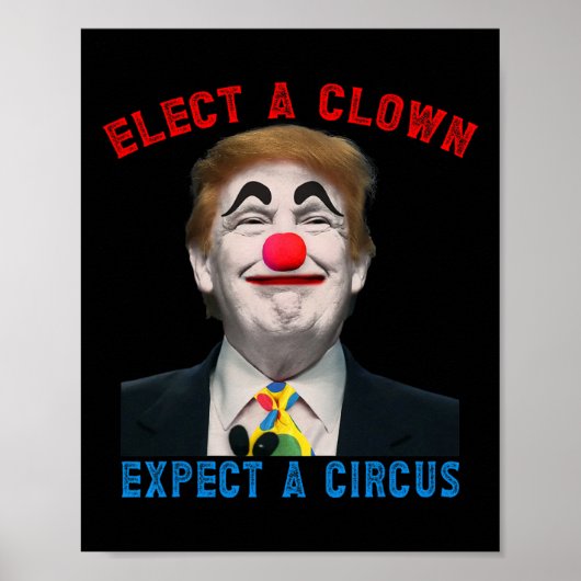 Elect A Clown  Poster (Voorkant)