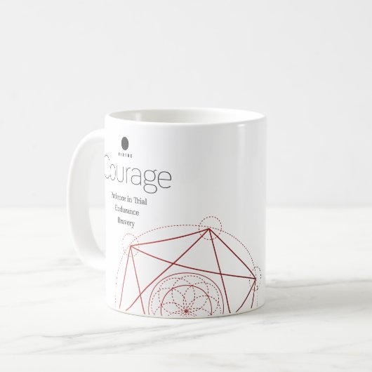 Elect Art : Courage : 6 sur 7 Mug de vertu (Devant gauche)